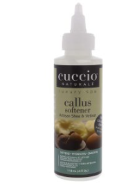 CUCCIO CALLUS SOFTENER / ARTISAN SHEA & VETIVER 4 OZ.